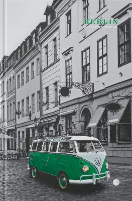 Ділова книга клітинка, серія «City note» зелений