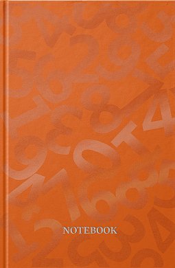 Книга Ділова книга premium, серія "Pantone цифри" помаранчова