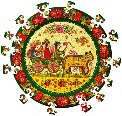 Книга Пазл дерев'яний. Петриківське весілля