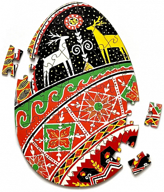 Книга Пазл дерев'яний. Писанка у візерунках Тараса Городецького