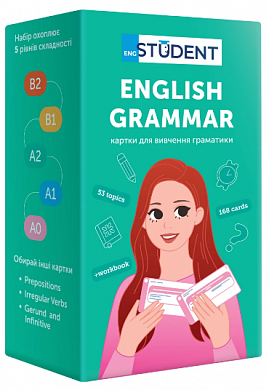 Книга Картки для вивчення. ENGLISH GRAMMAR 168 карток