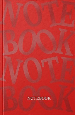 Книга Ділова книга серія "Pantone літери" червона