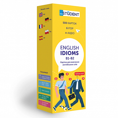 Книга Картки англійських слів English Student — English Idioms B1-B2