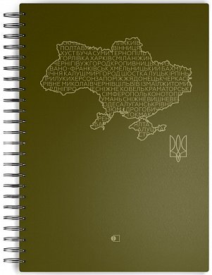 Книга Ділова книга "Пружина premium" зелена