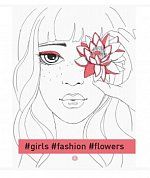 Книга #girls#fashion#flowers